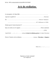 Avis de résiliation